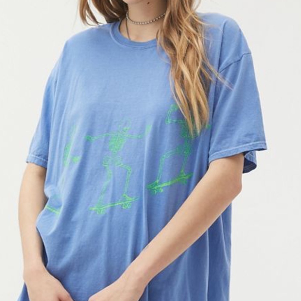 UO Project Social Skateboard Skeleton Tee
